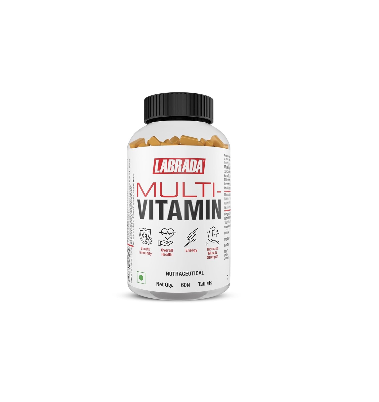 Labrada MultiVitamin Tablet - 60 Tablets