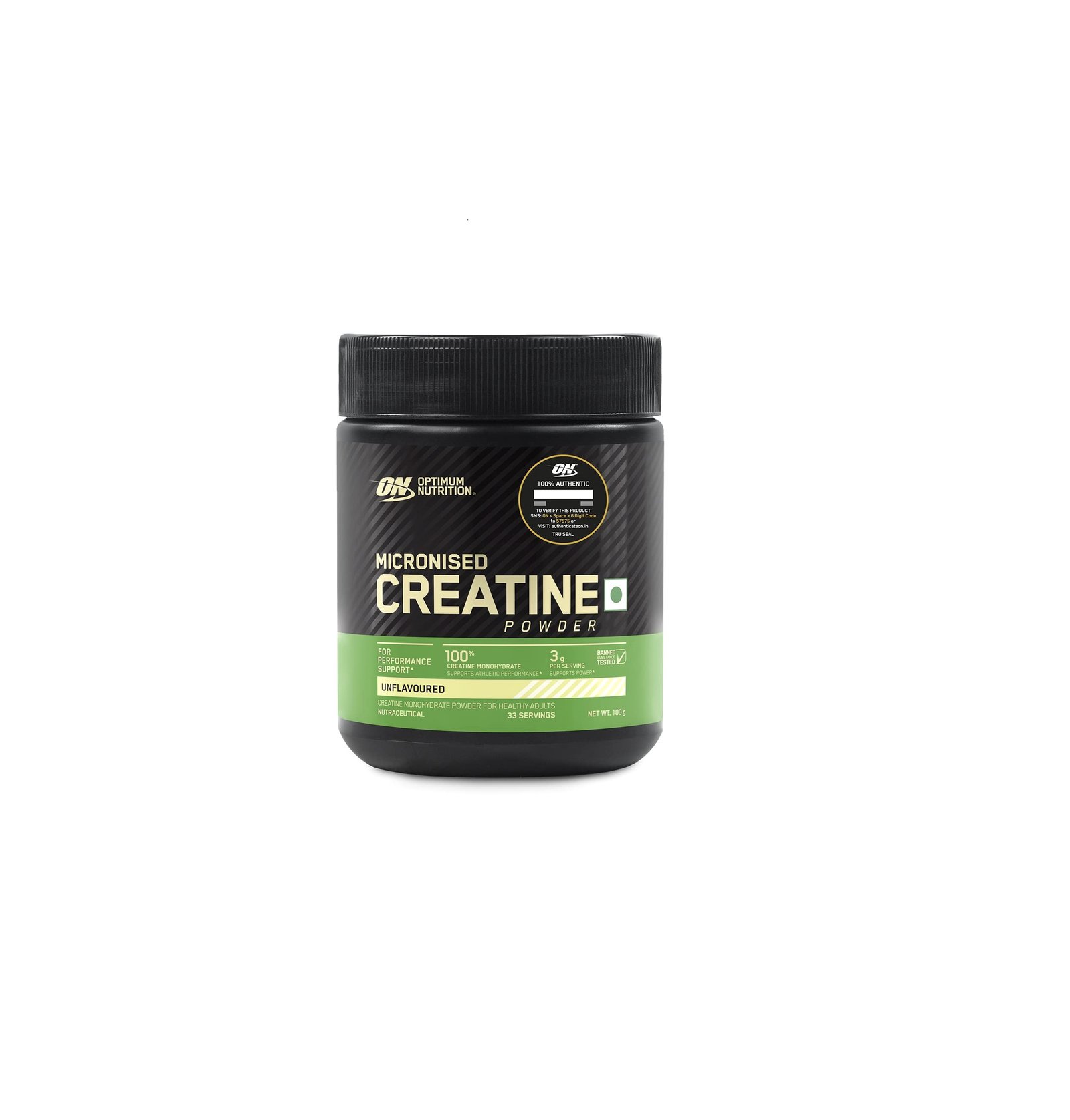 Optimum Nutrition (ON) Micronized Creatine Powder - 100 Gram