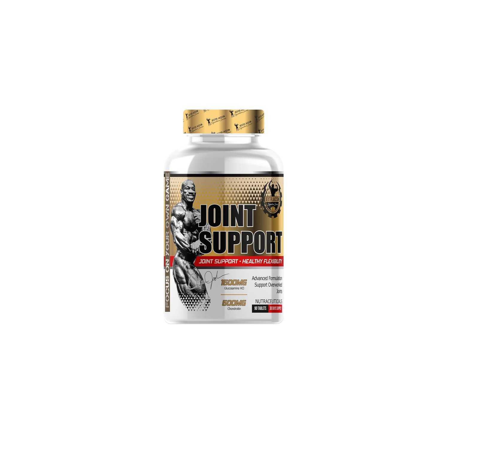 Dexter Jackson Joint Support | Advanced Formulation for Overworked Joints | 90 Tablets