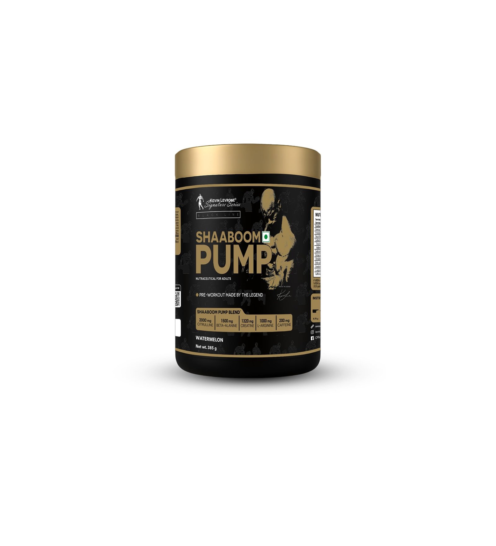 Kevin Levrone Shaaboom Pump Pre-Workout Supplement | Watermelon Flavour 385g