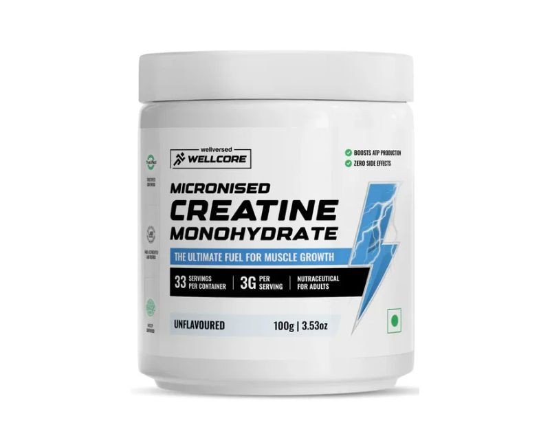 Wellcore - Micronised Creatine Monohydrate (100g, 33 Servings)