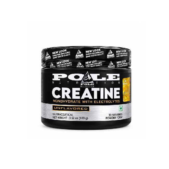 Pole Nutrition Creatine With Electrolytes Unflavoured 33 Servings