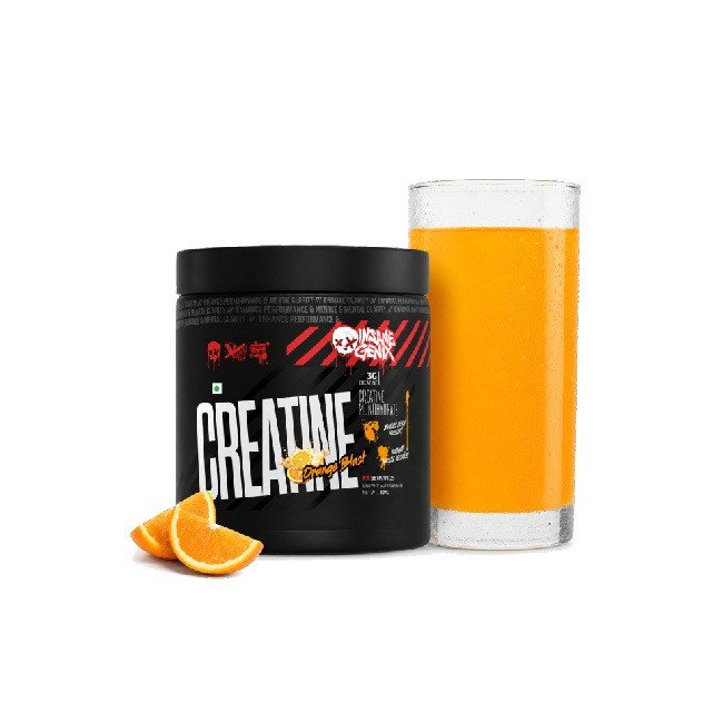 Insane Genix Creatine 83 Serving Orange Blast