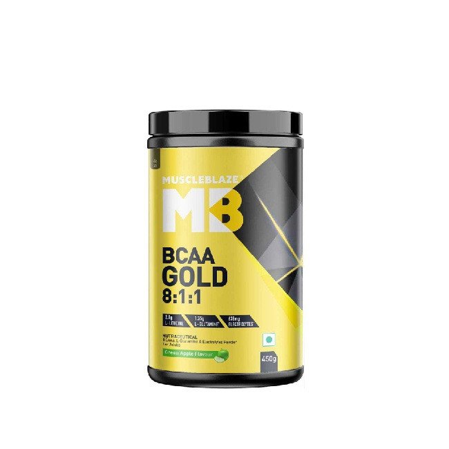 MuscleBlaze (MB) BCAA Gold 8:1:1 Green Apple 60 Servings